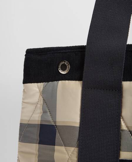 Healy Quilted Tote Bag Dress Indigo