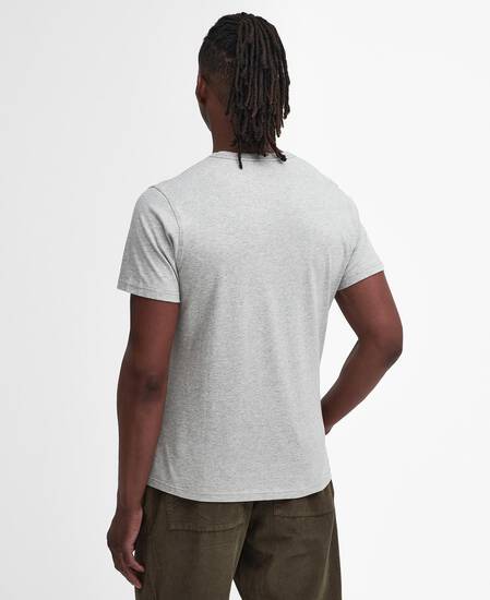 Script Graphic T-Shirt Grey Marl