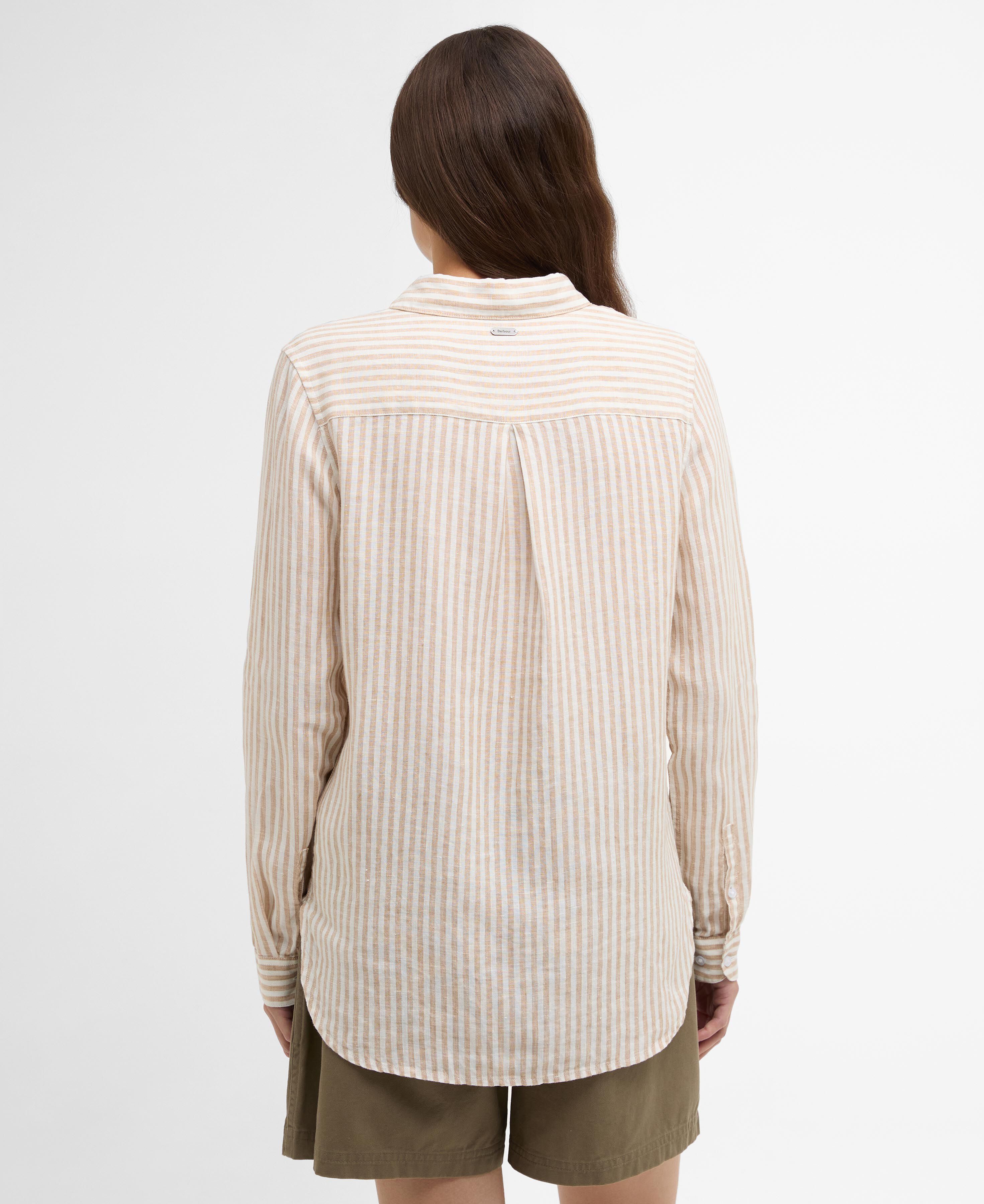 Bluse Marine Long-Sleeved Relaxed Hessian Stripe