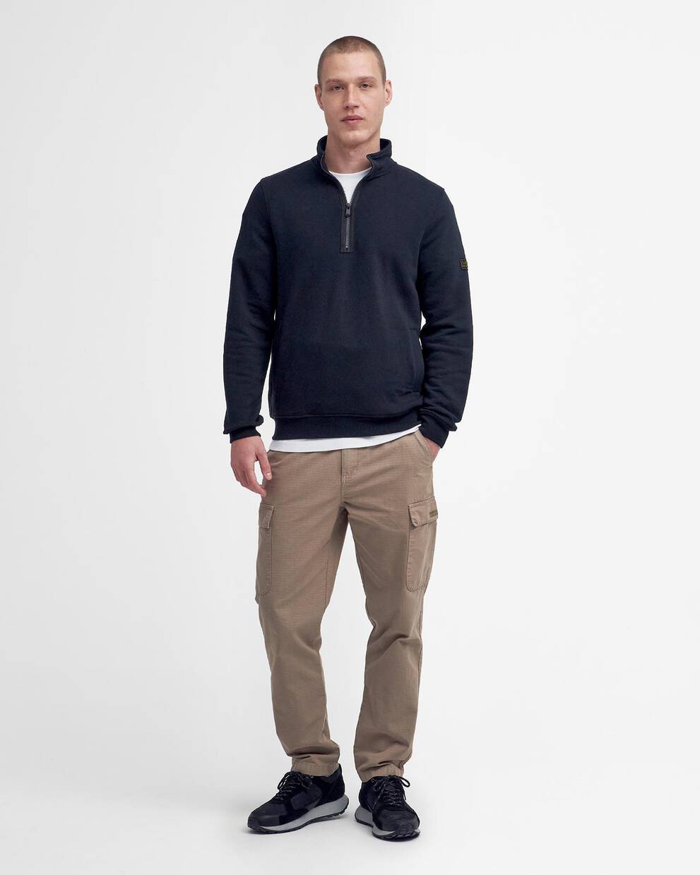 Outline Half-Zip Sweatshirt