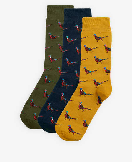 Pheasant Socks Gift Set Forest Mist