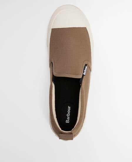 Cowan Slip-On Trainers Taupe
