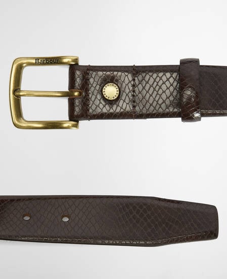 Jaspar Leather Belt Brown
