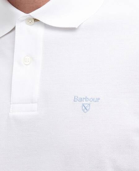 Lightweight Sports Short-Sleeved Polo Shirt Classic White