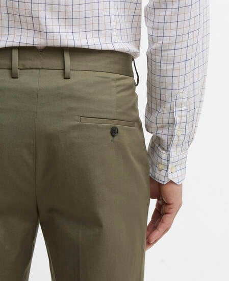 Bellamy Cotton Trouser Olive