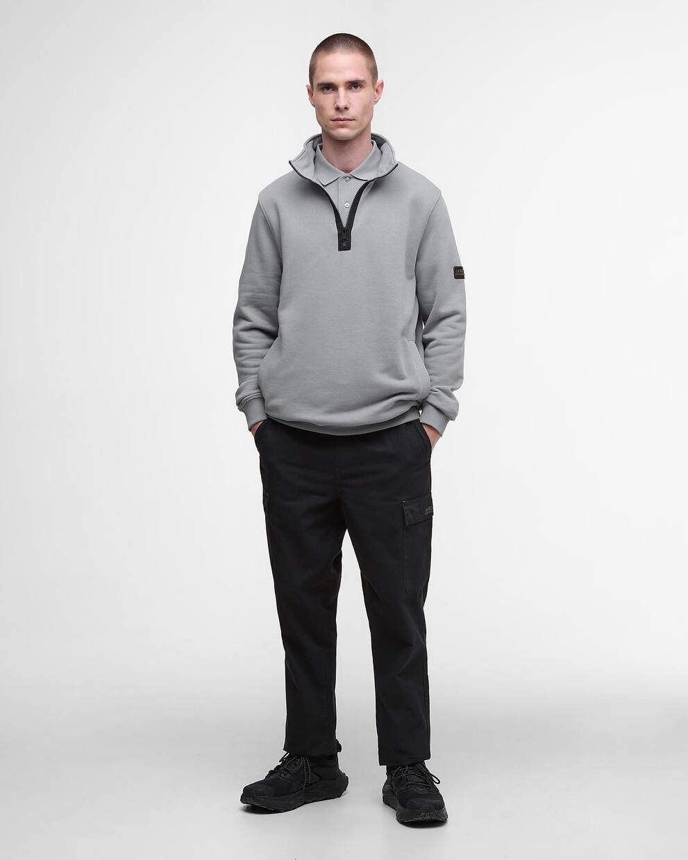 Outline Half-Zip Sweatshirt