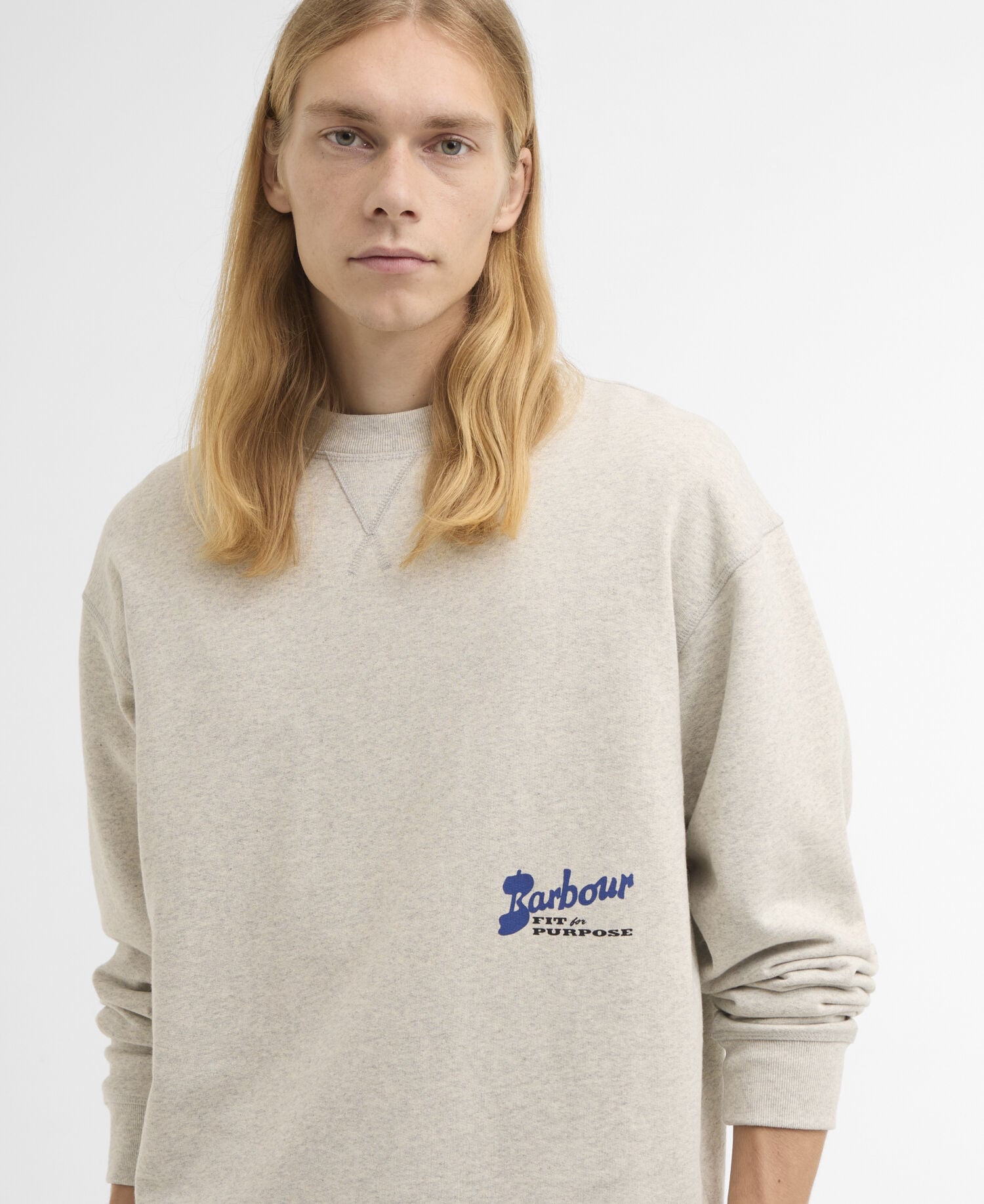 Blythe Crew Neck Jumper Neutral Marl