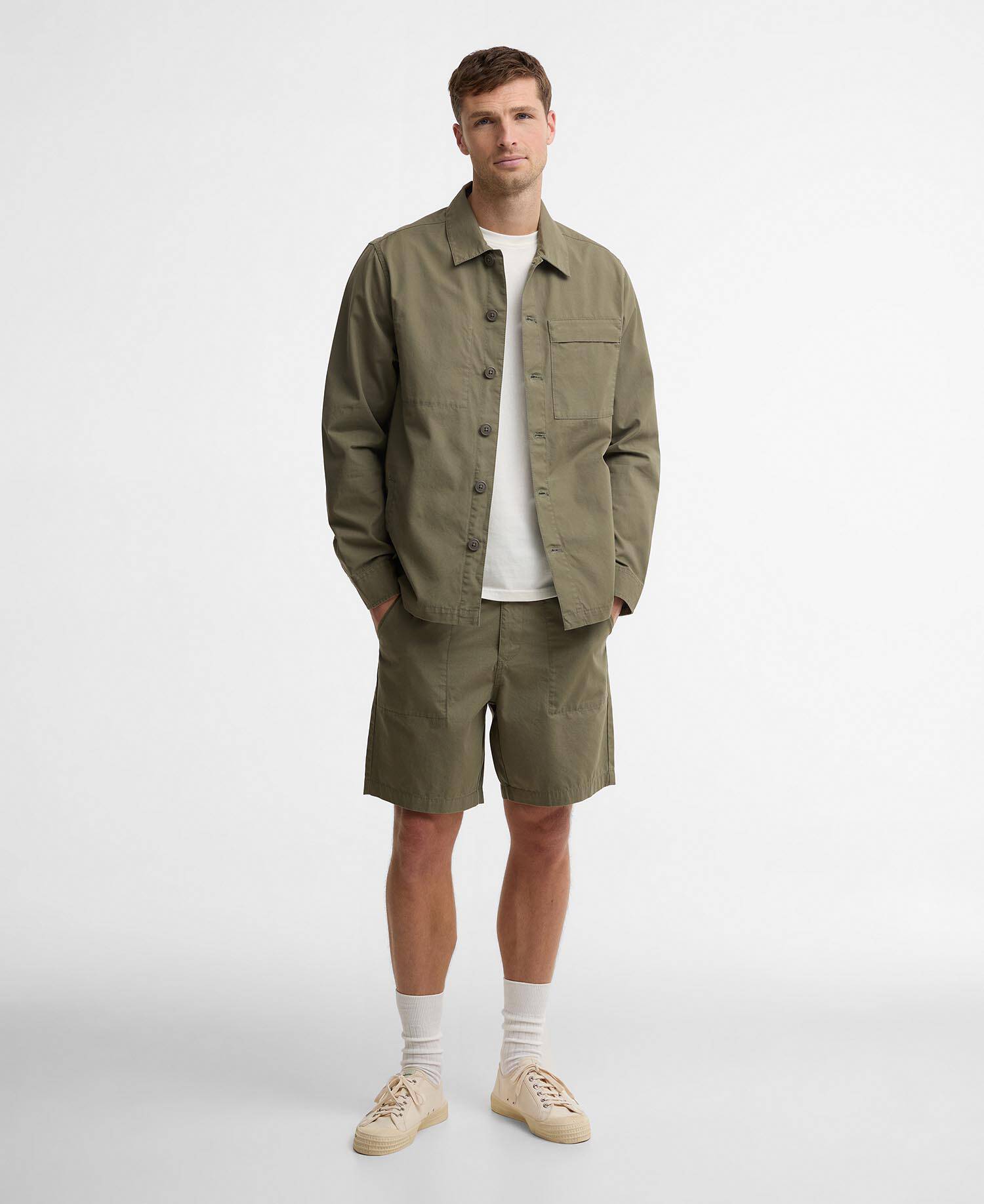 Sherburn Shorts Dusty Olive image number 0