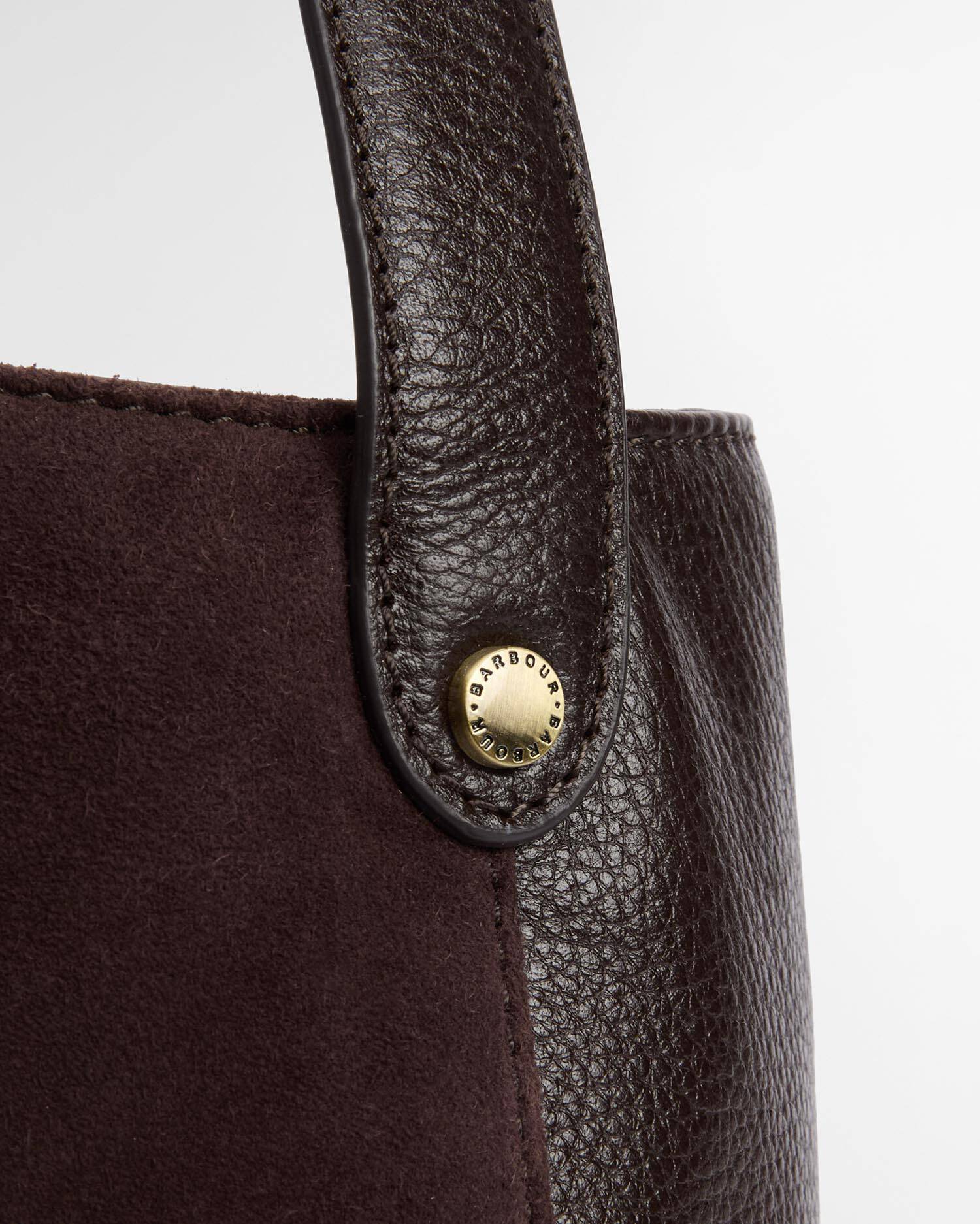 Cedar Suede Bucket Bag image number 5