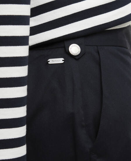 Inez Wide-Leg Trousers Dark Navy