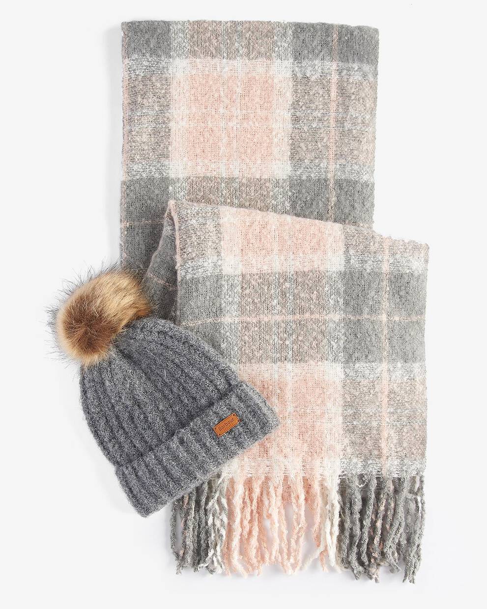 Saltburn Beanie & Tartan Scarf Gift Set