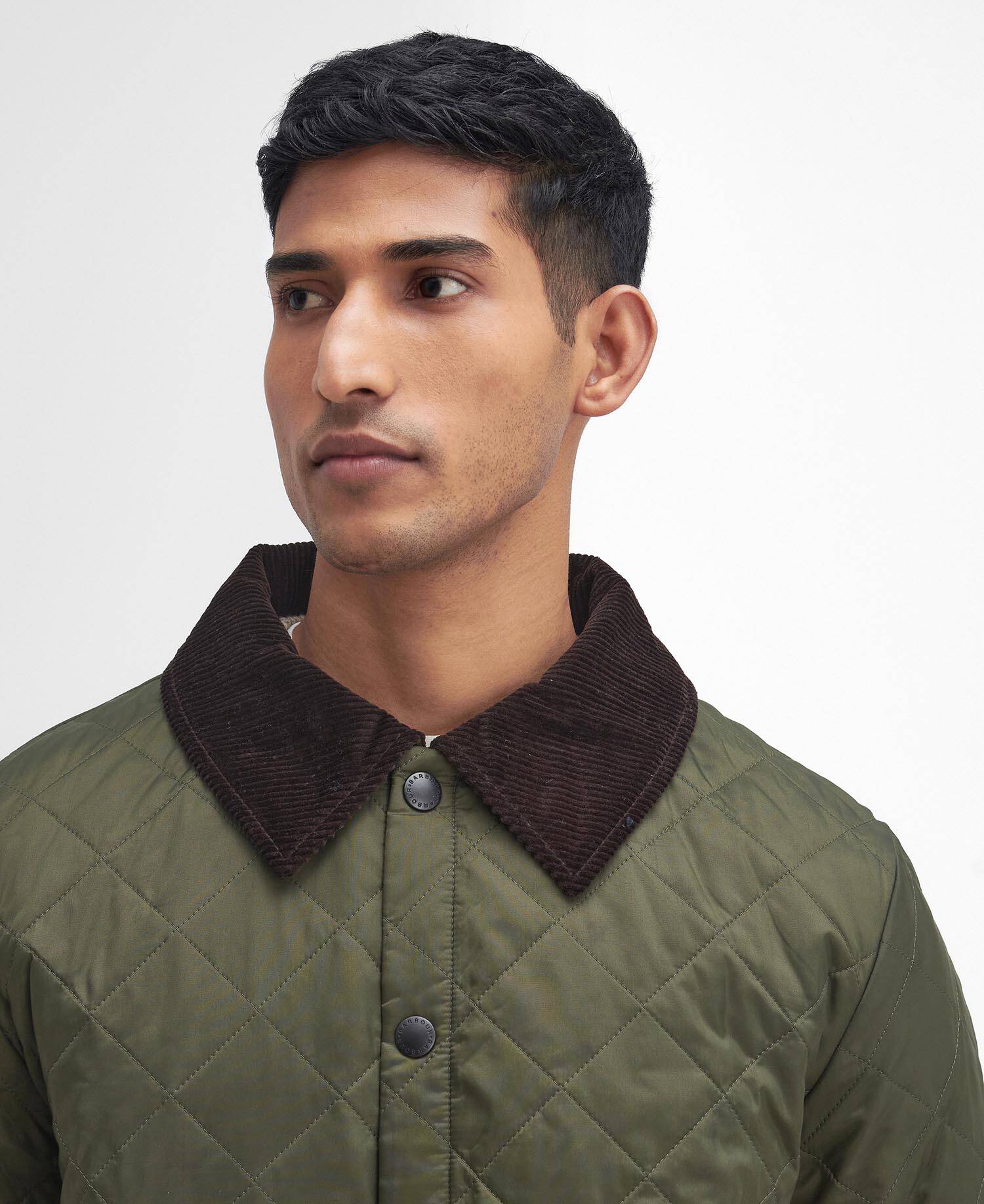 Heritage Liddesdale Quilted Jacket Olive image number 3