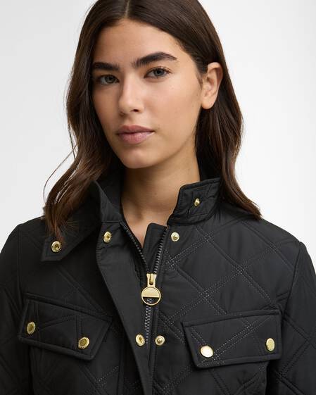 Halsey Quilted Jacket Black/Black