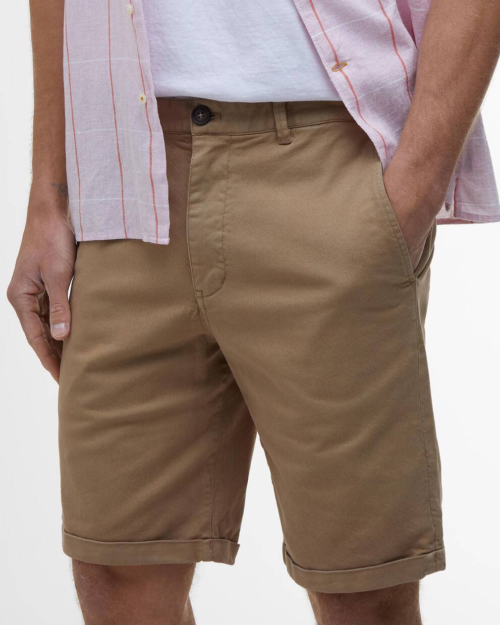 Washed Twill Chino Shorts