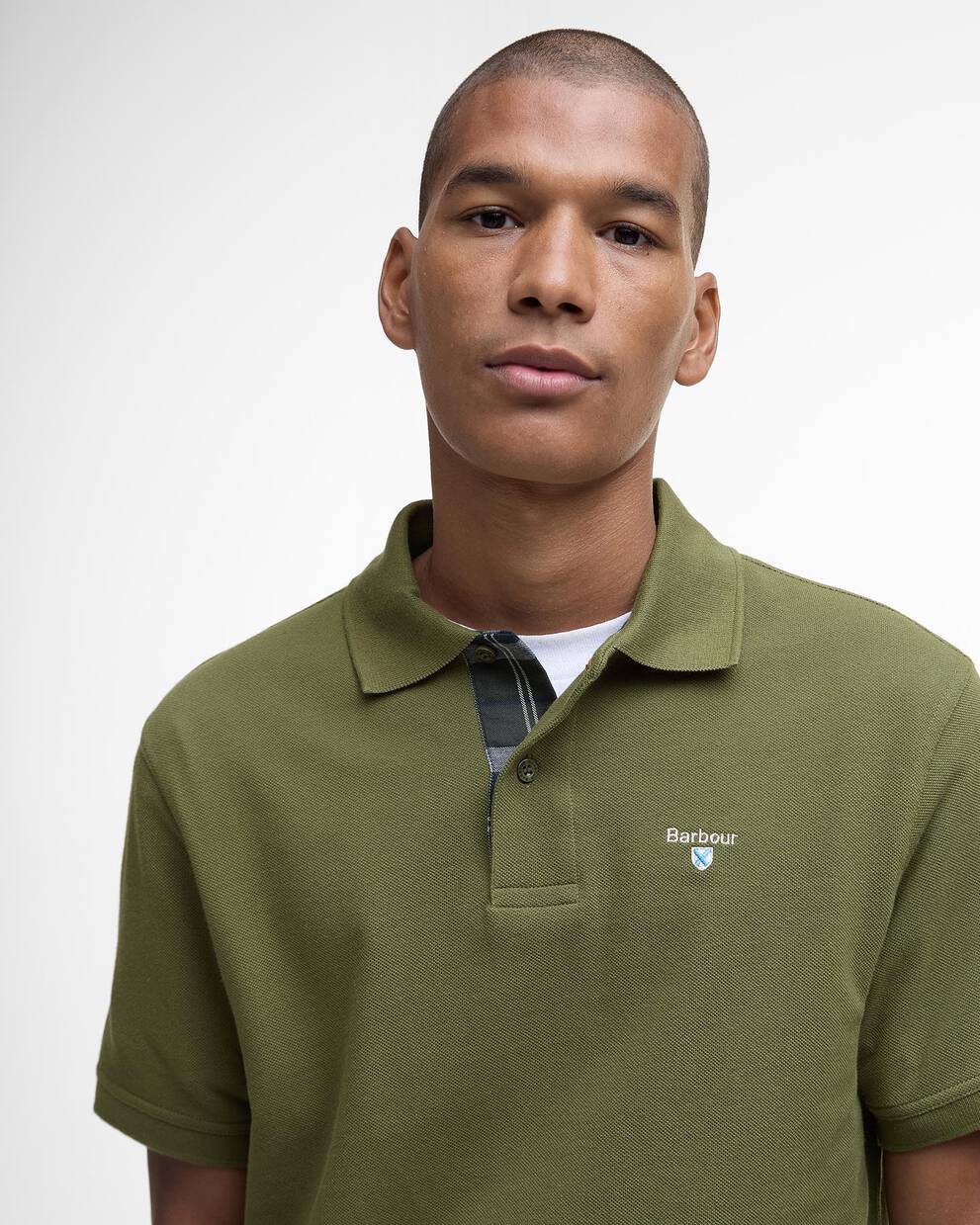 Tartan Pique Polo Shirt