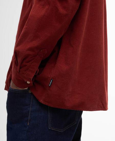 Haltcliff Cord Relaxed Shirt Fired Brick