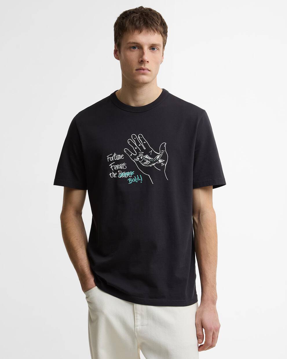 Paul Smith Loves Barbour Fortune Fish Graphic T-Shirt