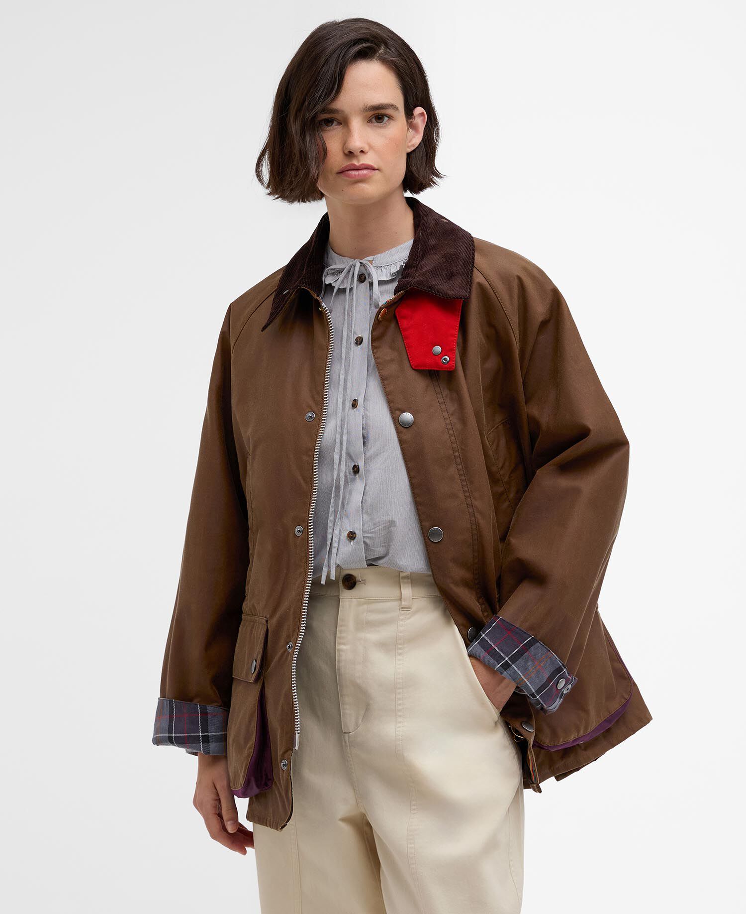 Buy Paul Smith loves Barbour Oversized Bedale Waxed Jacket for USD