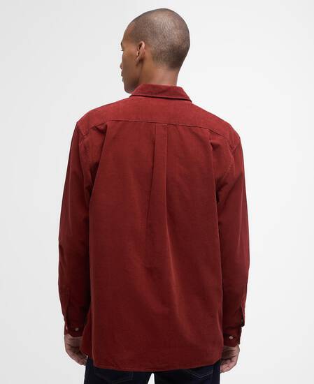 Haltcliff Cord Relaxed Shirt Fired Brick