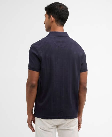 Polo Harwell leggermente aderente Navy