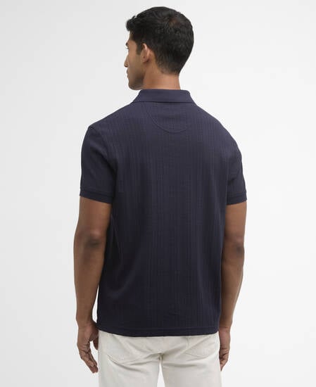 Polo Harwell leggermente aderente Navy