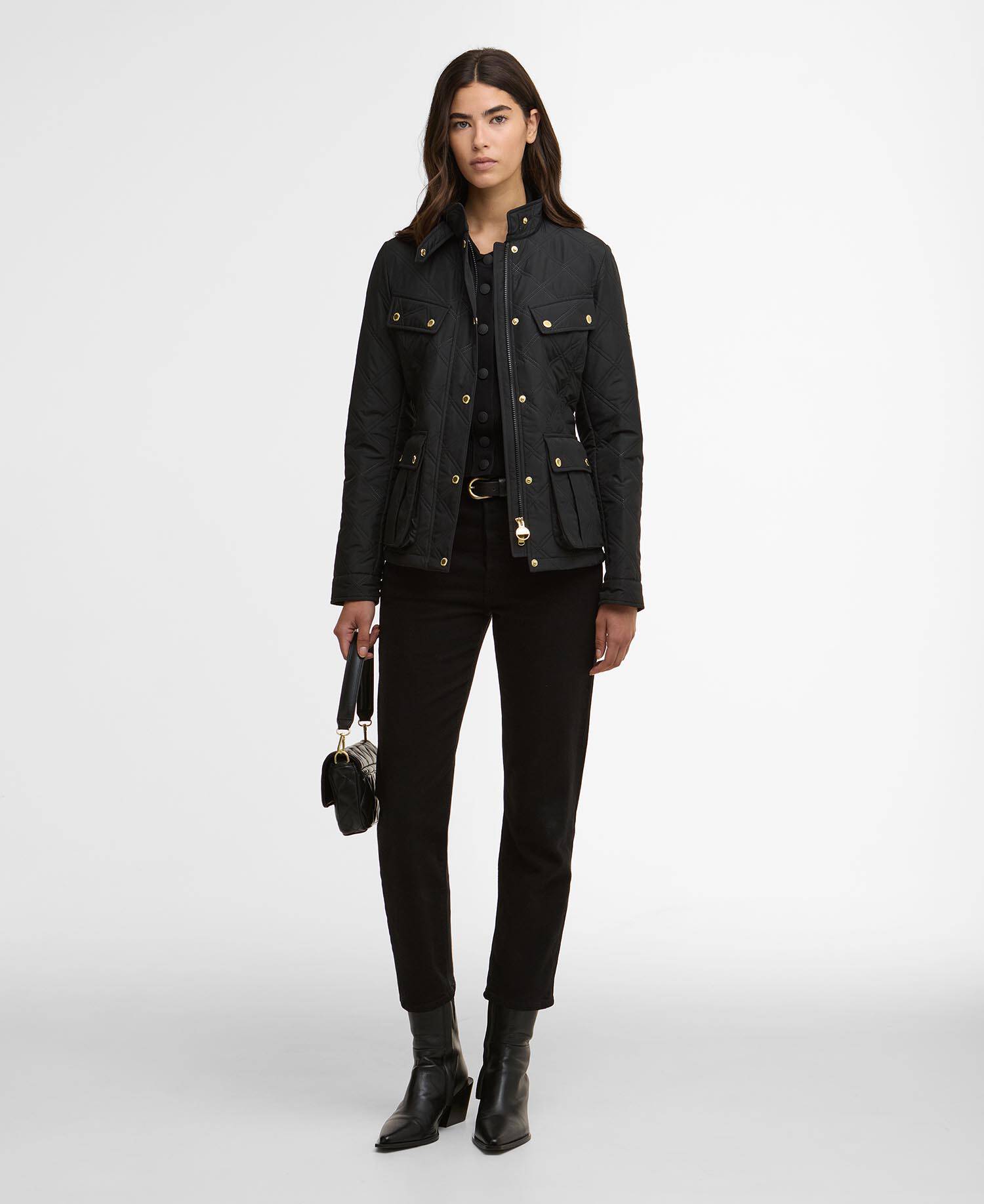 Steppjacke Halsey Black/Black image number 0