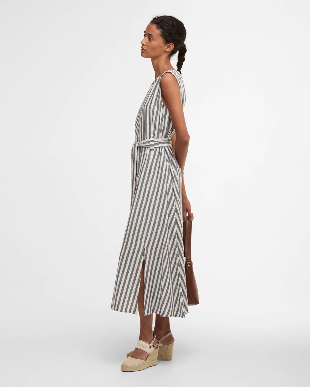 Buy Inez Striped Midi Dress for USD 190.00 | BARBOUR_US Buy Inez Striped Midi Dress for USD 190.00 | BARBOUR_US