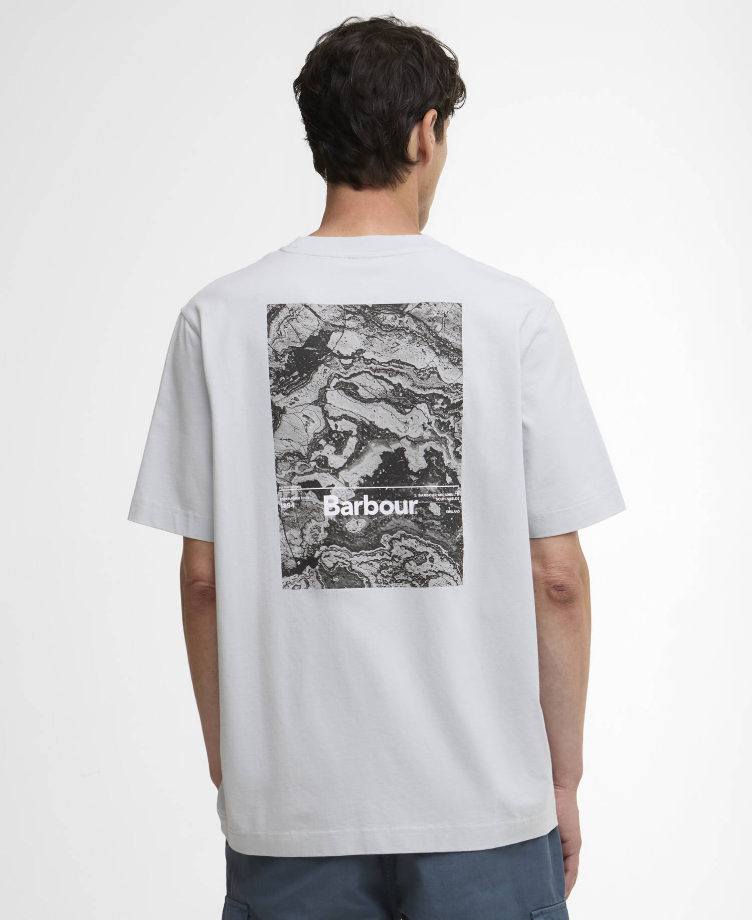 T-shirt con stampa Wildfell dalla vestibilit&agrave; comoda Blue Haze image number 2
