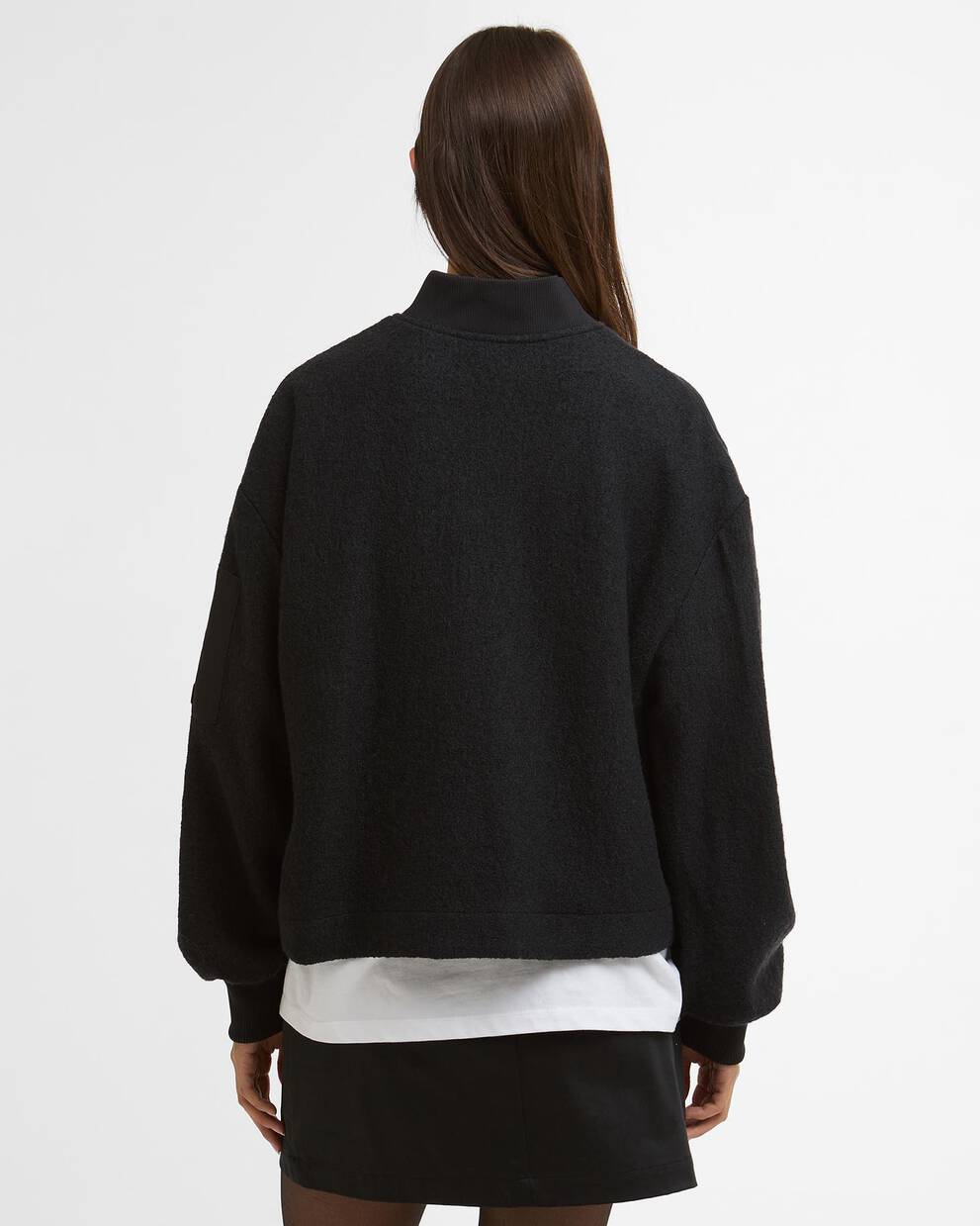 Bomber in lana Monique