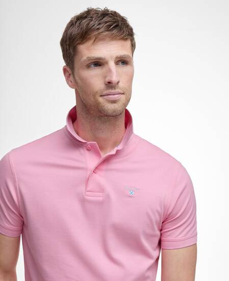 Active Short-Sleeved Polo Shirt Candy Pink