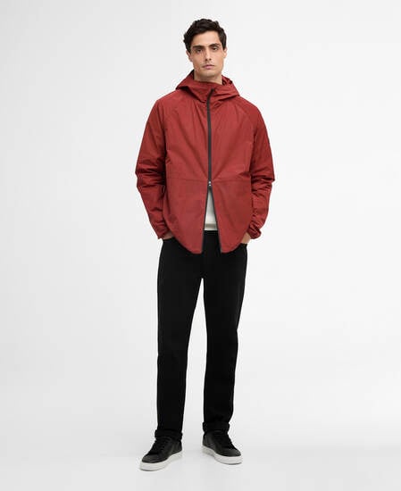 Peckett Showerproof Jacket Burnt Henna