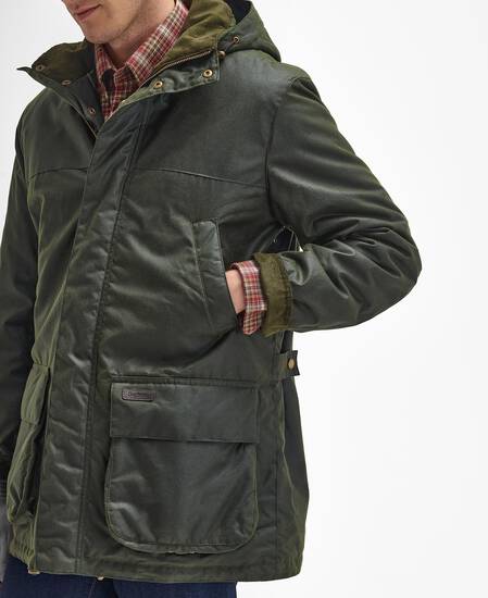 Bleaberry Waxed Jacket Fern