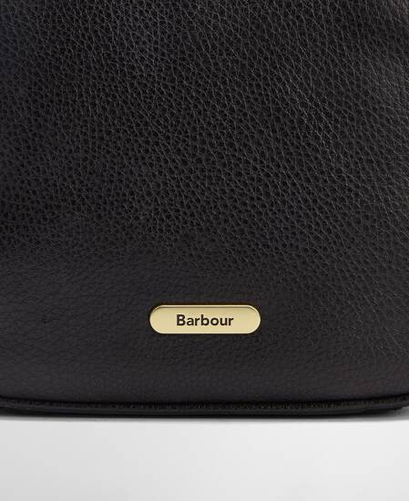 Daphne Leather Crossbody Bag Black