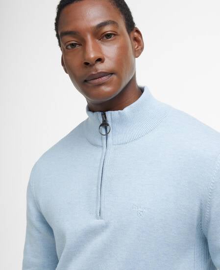 Cotton Quarter-Zip Jumper 