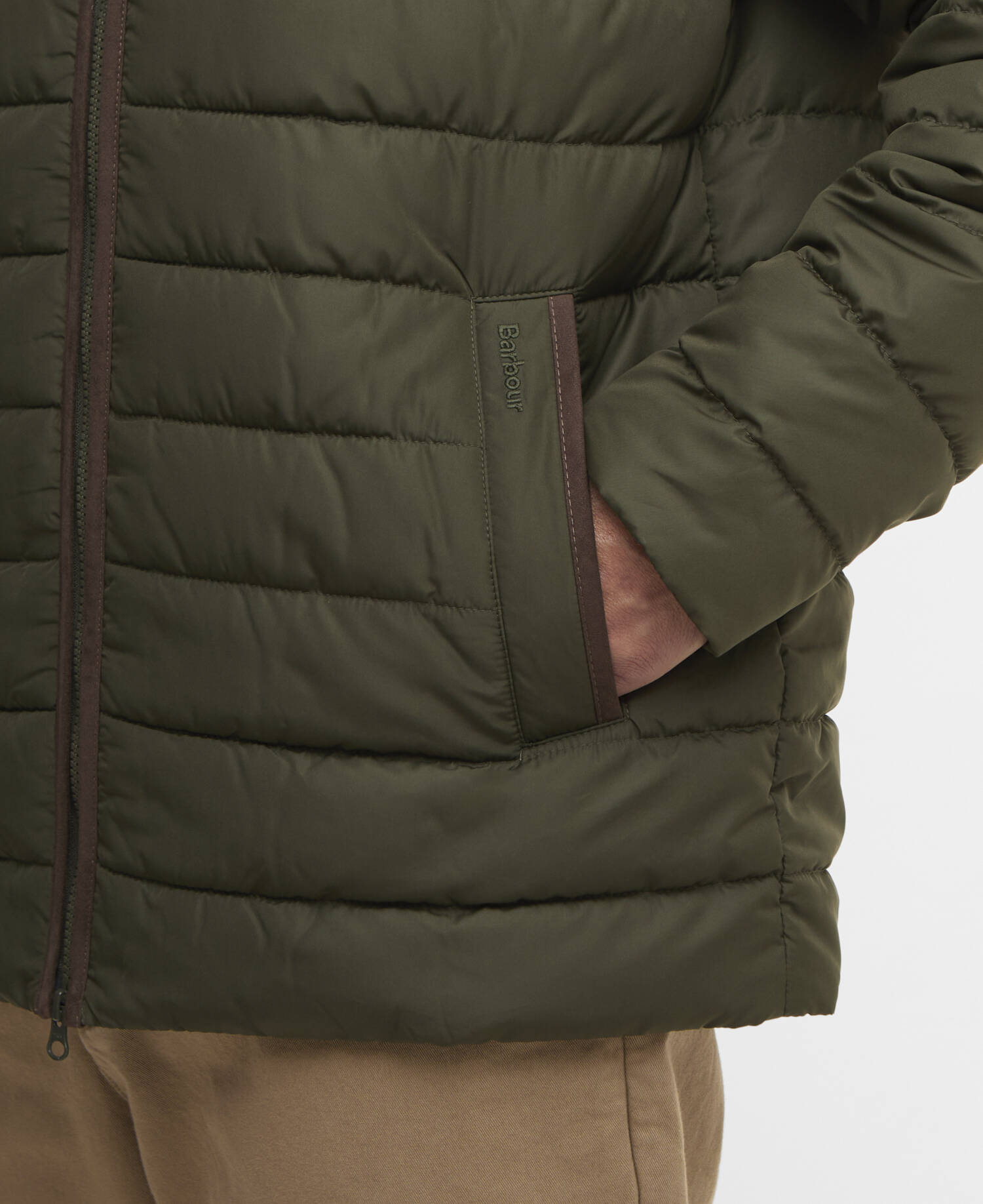 Broughton Quilted Jacket Olive image number 5