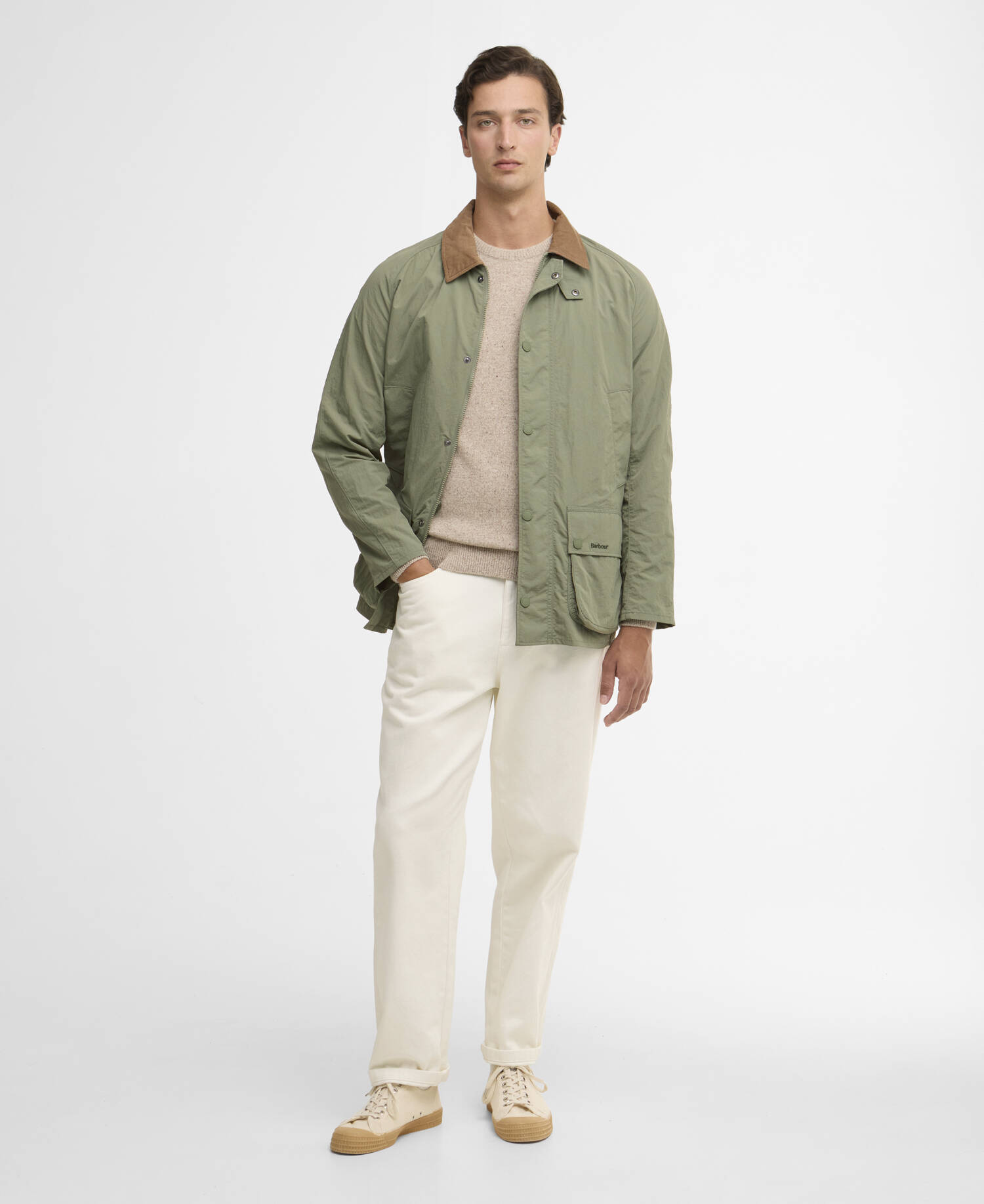 Jacke Ashby Showerproof Dusty Olive image number 1