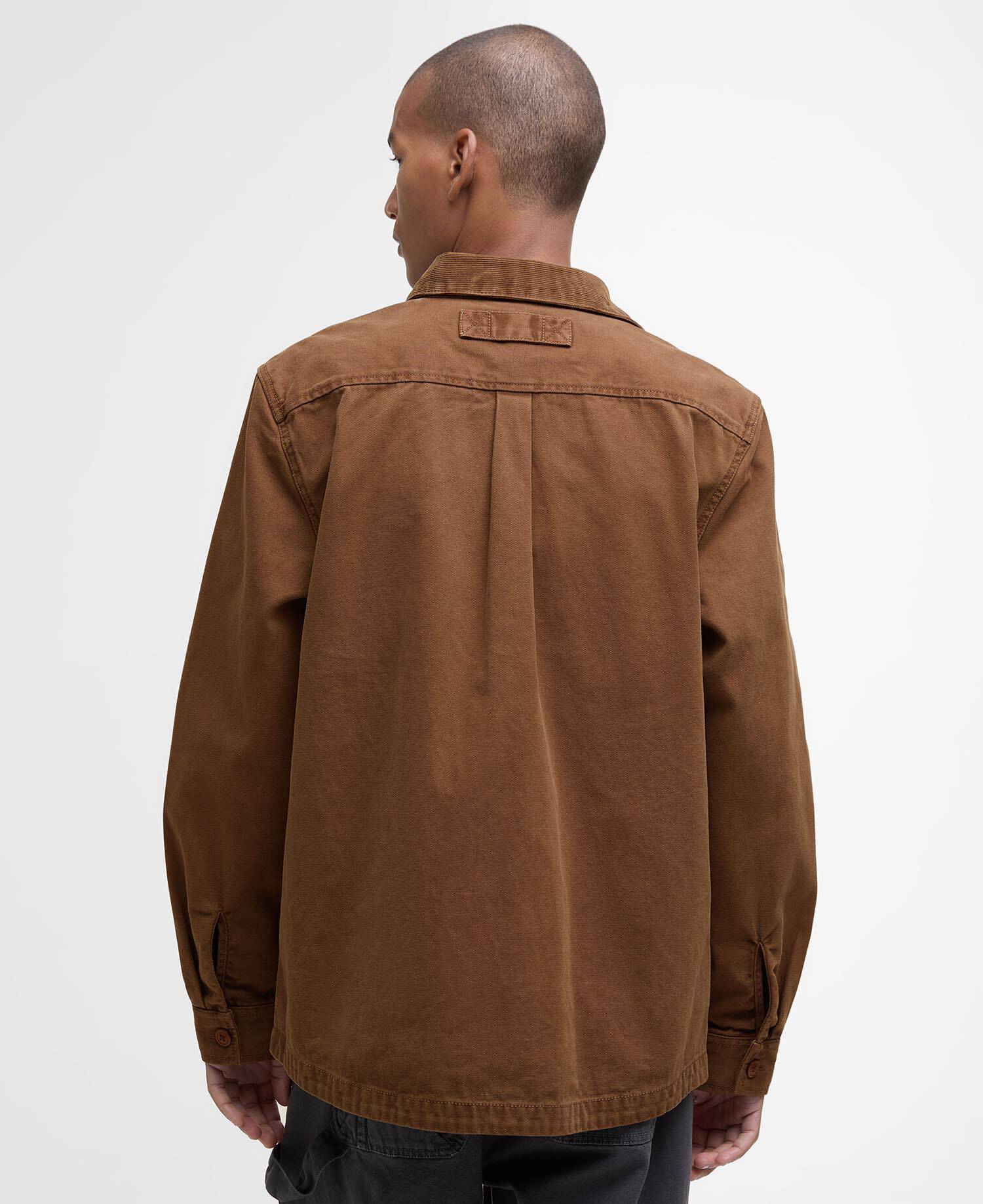 Bowland Garment Dyed Overshirt Umber image number 2