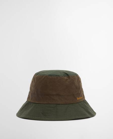 Brackley Waxed Bucket Hat Fern/Beech