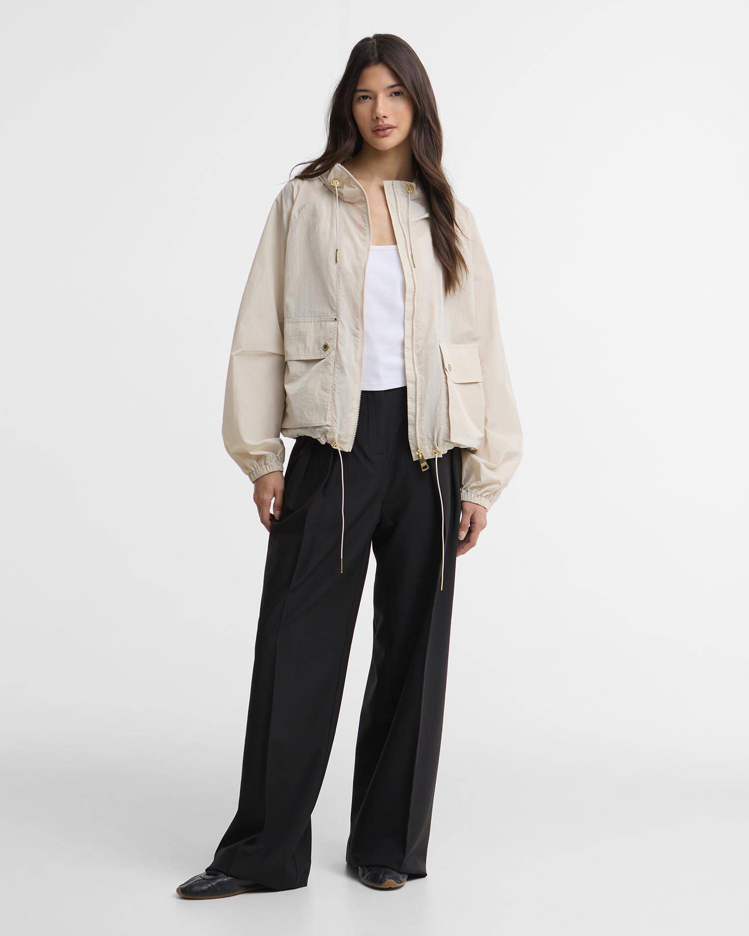 Jacke Maizy Showerproof Oyster image number 1