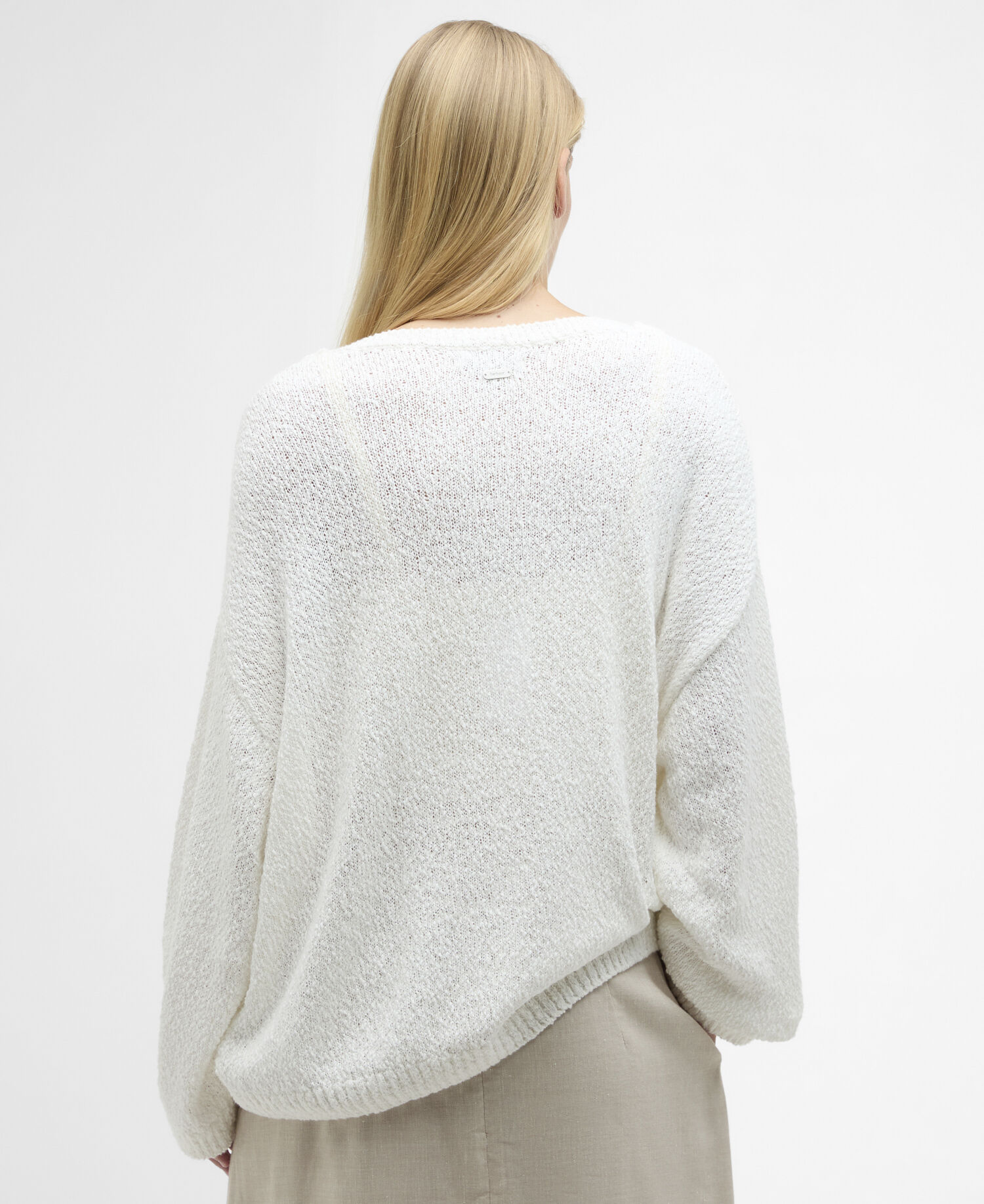Gabby Crew Neck Jumper Cloud
