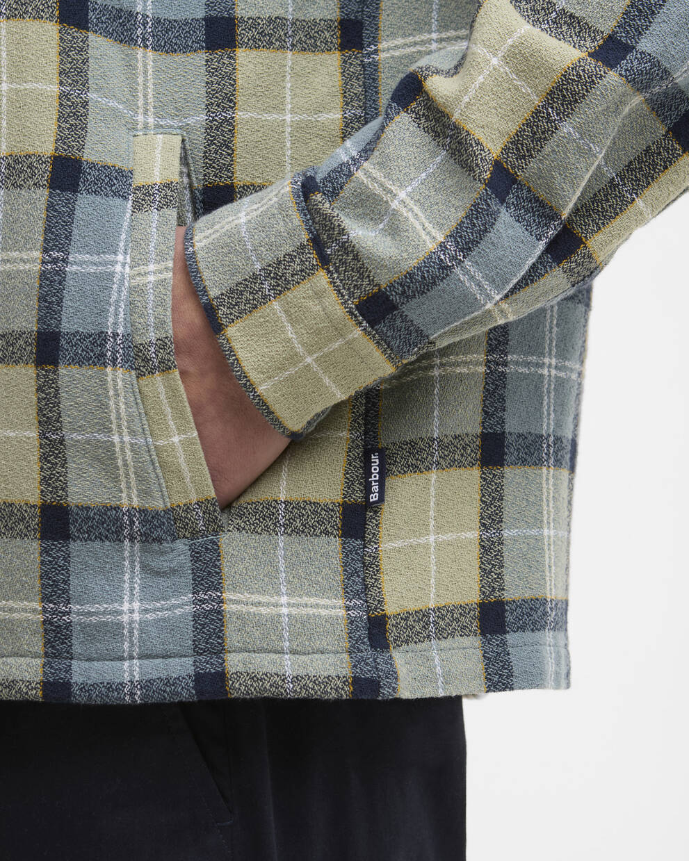 Vennel Textured Tartan Overshirt