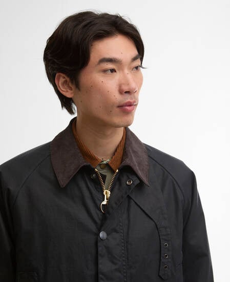 Modified Beaufort Spectator Waxed Jacket Navy