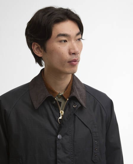 Modified Beaufort Spectator Waxed Jacket Navy