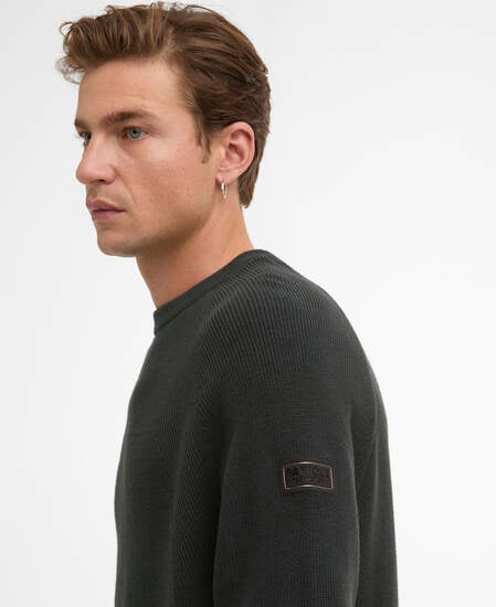 Monmouth Crew Neck Jumper Forest River