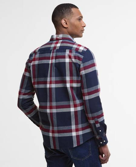 Folley Tailored Long-Sleeved Shirt Navy/Red Folley Tailored Long-Sleeved Shirt Navy/Red