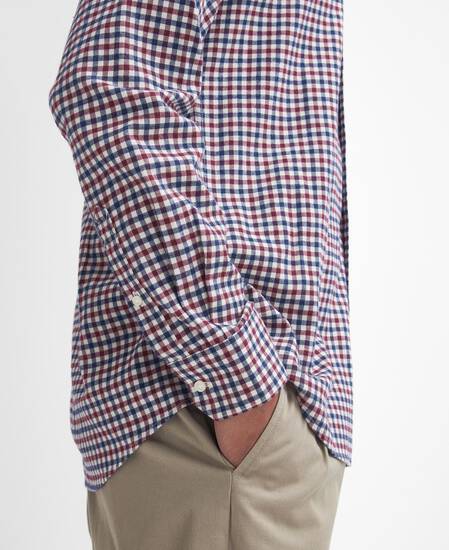 Finkle Tailored Long-Sleeved Shirt Merlot