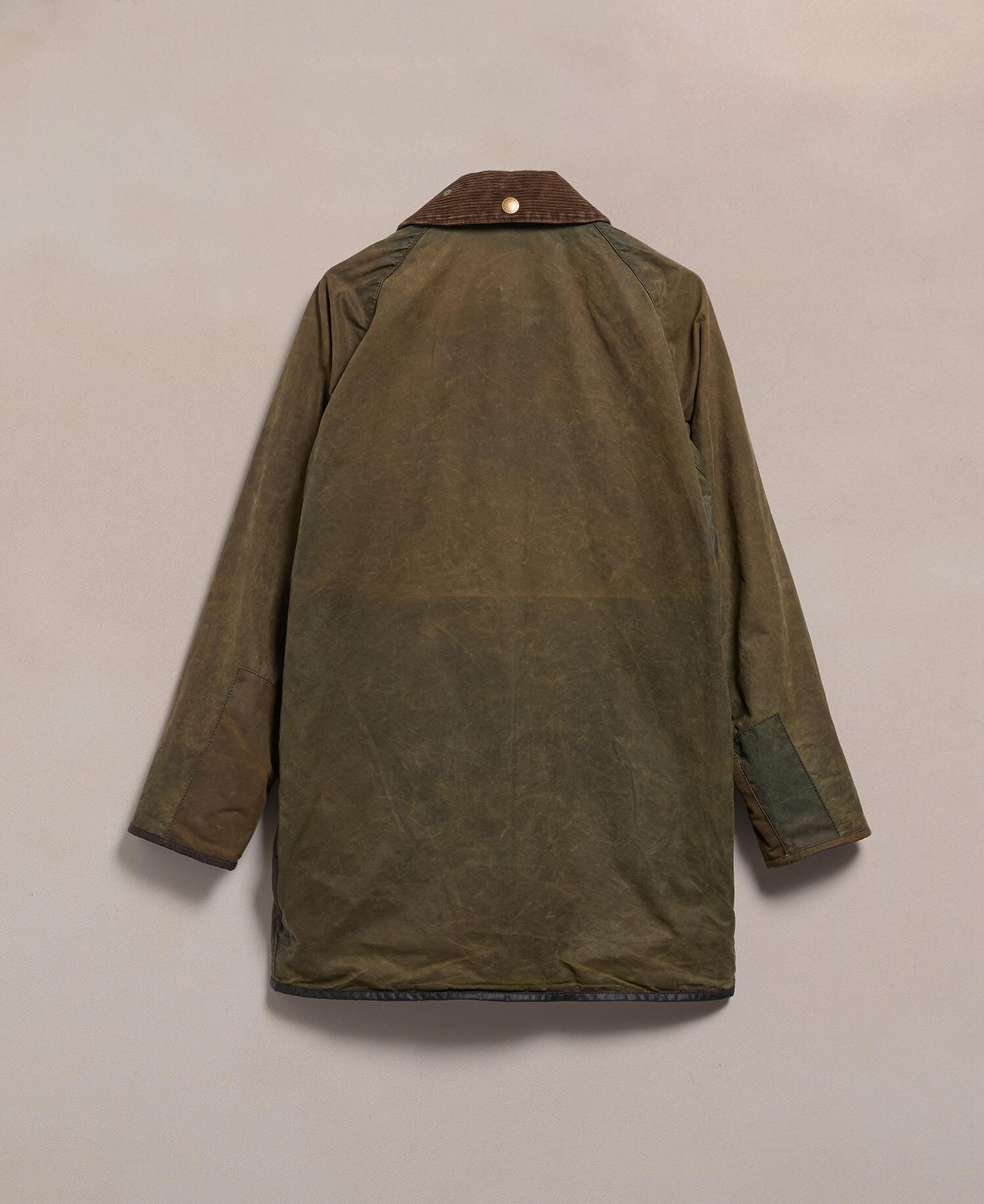 Barbour Re-loved Men's Beaufort Waxed Jacket - Size 36 Olive