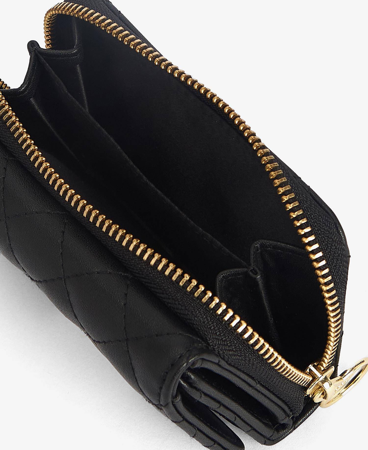 Aurora Tri-Fold Purse Classic Black image number 6