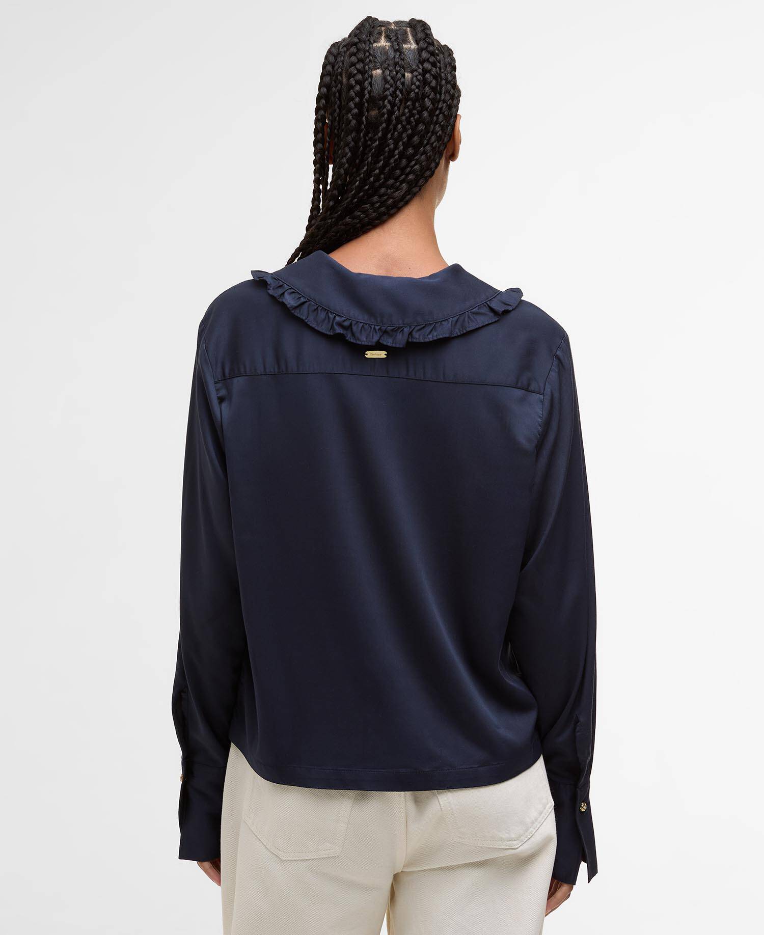 Camicia a maniche lunghe Evie Dark Navy image number 2