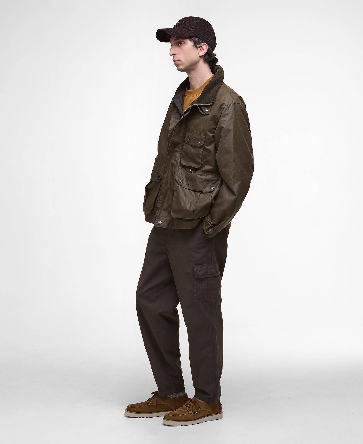 Re-Engineered Utility Bedale Waxed Jacket image number 1